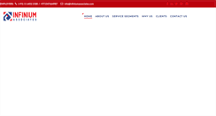 Desktop Screenshot of infiniumassociates.com